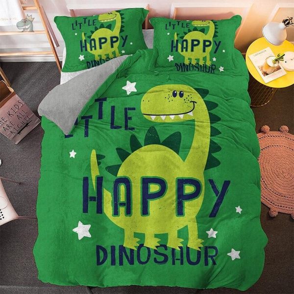 Housse de couette dinosaure 140x200 pour enfant
