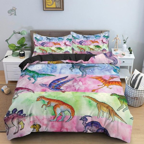 housse-de-couette-pour-fille-adolescente-1 Housse de couette dinosaure pour adolescente