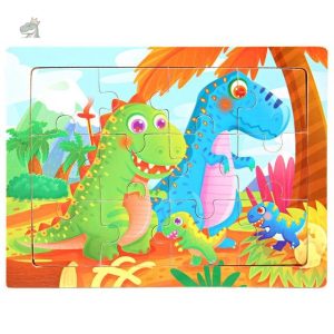 Puzzle T-Rex en 12 pièces pour les passionnés de dinosaures