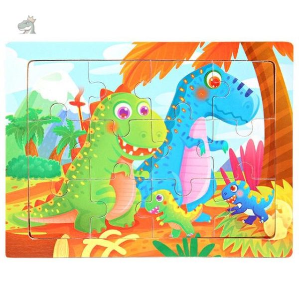 Puzzle T-Rex en 12 pièces pour les passionnés de dinosaures