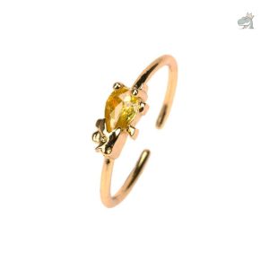 Bague kawaii en forme de dinosaure, accessoire tendance
