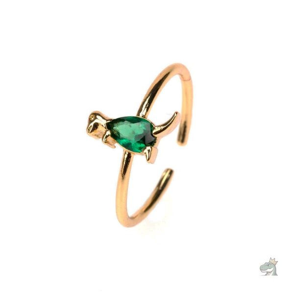 Bague dinosaure colorée pour une touche ludique à votre look