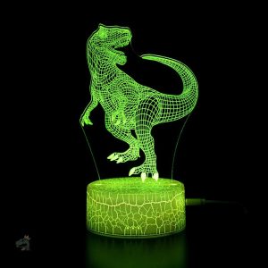 Lampe dinosaure LED pour une ambiance ludique et originale
