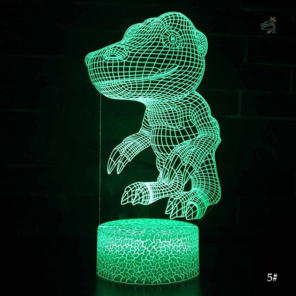 lampe-led-dinosaure-1 Lampe LED dinosaure colorée pour une ambiance ludique