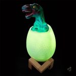 Lampe originale dinosaure, accessoire de déco enfant