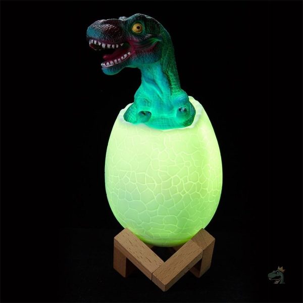 Lampe originale dinosaure, accessoire de déco enfant