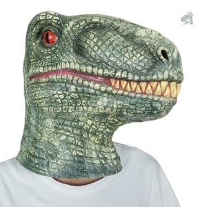 Masque Dinosaure coloré inspiré des prédateurs du Jurassique