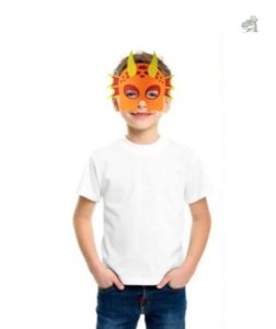 Masque amusant dinosaure pour jeux et activités scolaires