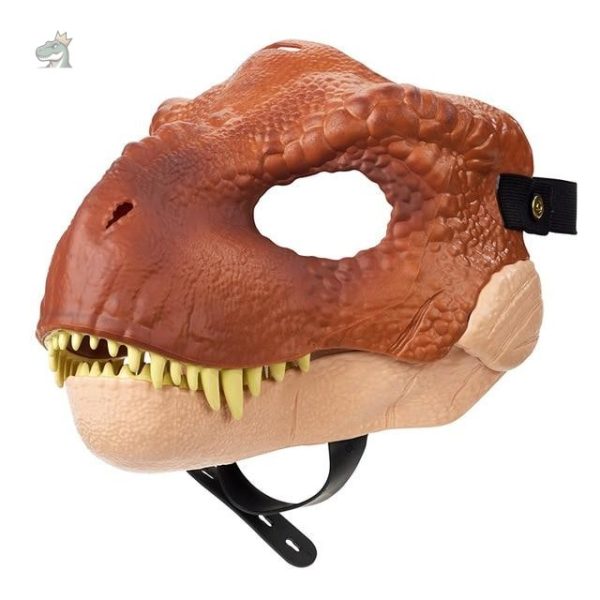 Masque dinosaure marron Tyranosaure pour enfants