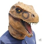 Masque de Tyrannosaure, accessoire de fête pour enfants