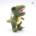Peluche dinosaure porte-clé coloré pour les fans de dinosaures