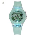 Montre dinosaure colorée avec écran digital
