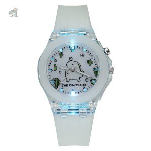 Montre numérique thème dinosaure pour garçons