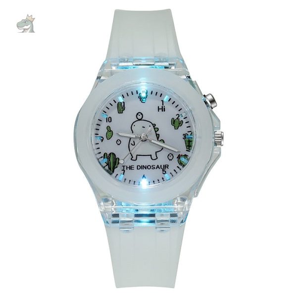 Montre numérique thème dinosaure pour garçons