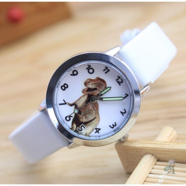 Montre garçon avec illustration de dinosaure