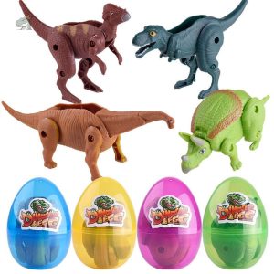 Dino en œuf coloré, jouet amusant pour les enfants
