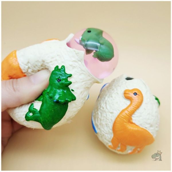 Accessoire anti stress en forme d'œuf de dinosaure amusant