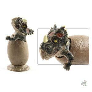 Oeuf raptor avec motif d'ambre unique
