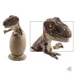 Oeuf dinosaure raptor en couleur verte vibrante