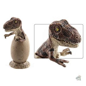Oeuf dinosaure raptor en couleur verte vibrante