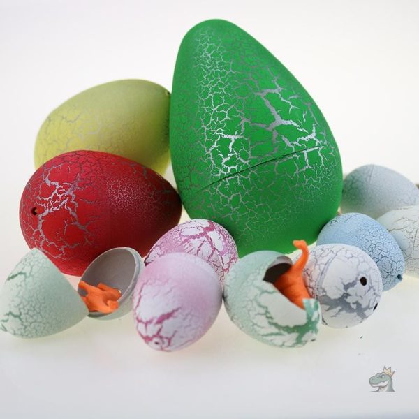 Variations d'oeufs dinosaures, expériences amusantes et colorées