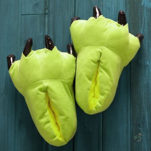 Pantoufle dinosaure confortable et amusante pour enfants