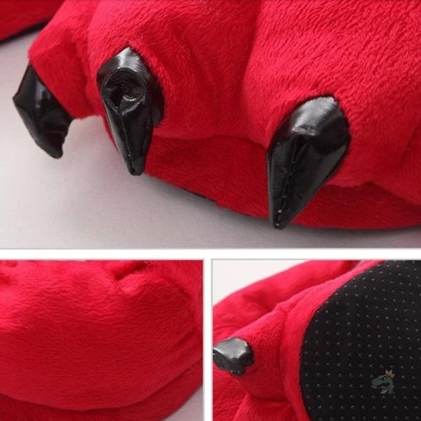 Pantoufle bébé dinosaure avec motifs ludiques pour filles