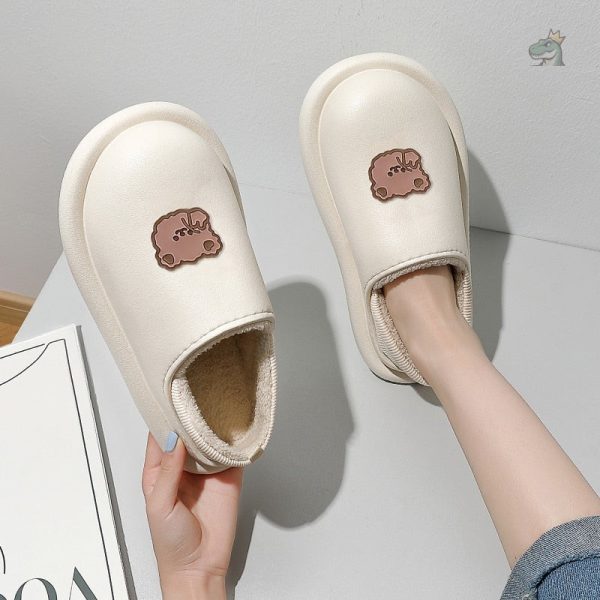 Pantoufle homme originale avec design de dinosaure
