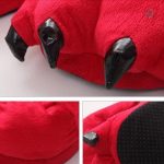 Pantoufles douces avec design de dinosaure