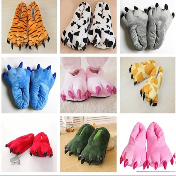 Chaussons confortables inspirés des dinosaures