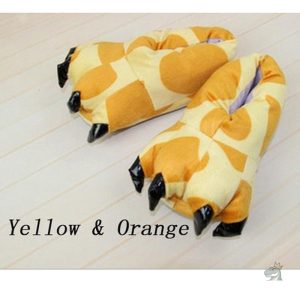 Chaussons en forme de pattes de dinosaure pour enfants