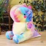 Peluche dinosaure multicolore pour bébé
