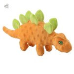 Peluche dinosaure orange douce et câline pour les enfants