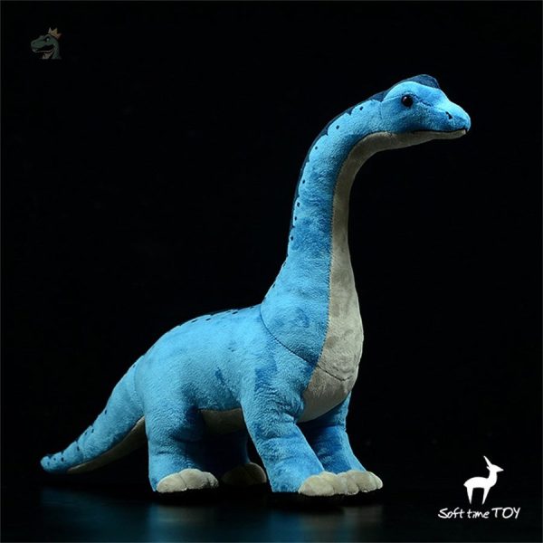 peluche-dinosaure-bleu-1 Peluche Dinosaure Diplodocus Bleu