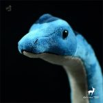 Peluche de dinosaure bleu, compagnon doux et câlin