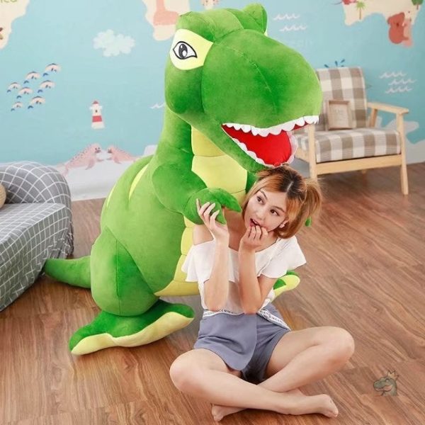 peluche-dinosaure-t-rex-1 Peluche T-Rex douce et câline pour les petits fans de dinosaures