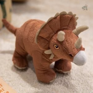 Peluche Triceratops gris 40 cm