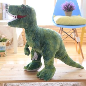 Dinosaurier en peluche, Tyrannosaure vert, compagnon idéal pour jouer