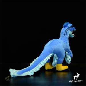 Dino en peluche bleu, idéal pour les enfants