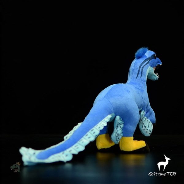 Dino en peluche bleu, idéal pour les enfants