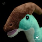 Peluches dinosaure vertes, parfaites pour les fans de dinosaures