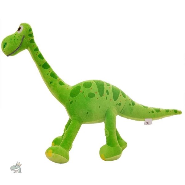 Peluche confortable en forme de dinosaure vert