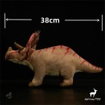 Peluche dinosaure Triceratops, design adorable