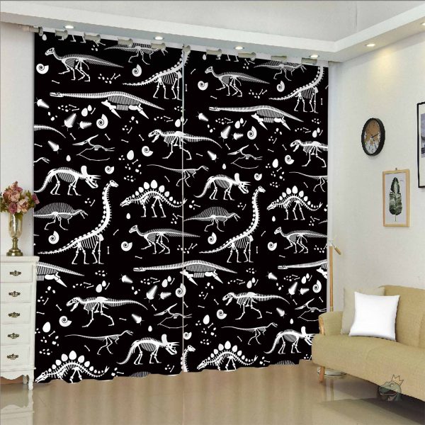 petit-rideau-dinosaure-1 Rideau dinosaure, design coloré pour une chambre d'enfant