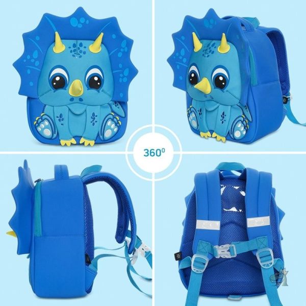 Cartable dinosaure pour enfant, design amusant et coloré