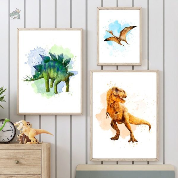 Affiche de dinosaure avec style et originalité