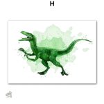 Affiche dino colorée pour ambiance ludique