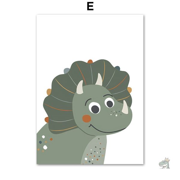 Décoration murale dino pour chambre d'enfant