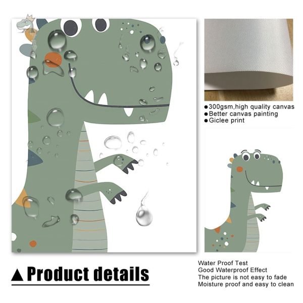 Poster dino pour éveiller la curiosité des enfants