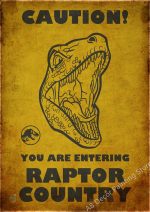 Poster mural dinosaure coloré pour décoration intérieure - vue 2